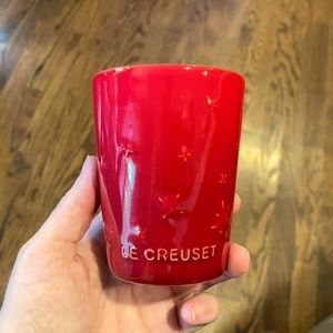 Ships tomorrow! NIB 1 Le Creuset Star Relief Short Tumbler Cerise 220ml